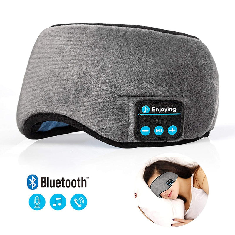 Tapa Olho Máscara Dormir Fone Ouvido Bluetooth Confortável + Frete Grátis + Envio Imediato